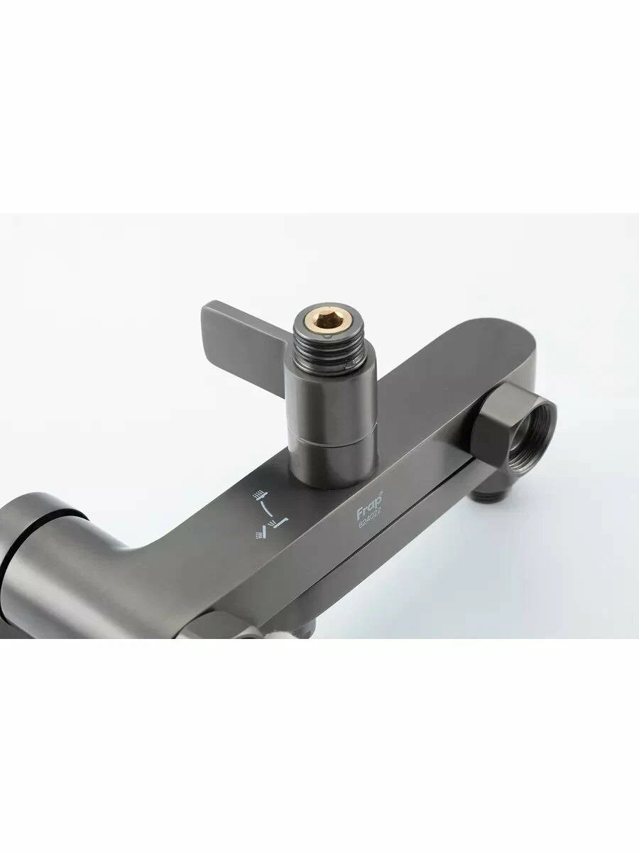 Душевая система Frap H85-9 F2485-9 оружейная сталь