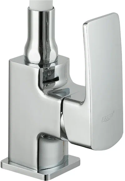 Смеситель для кухни с гибким изливом Frud R43151-8 белый-хром