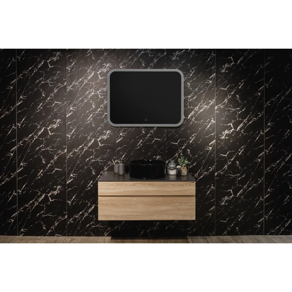 Зеркало с подсветкой и диммером Silver Mirrors Стив 100*80