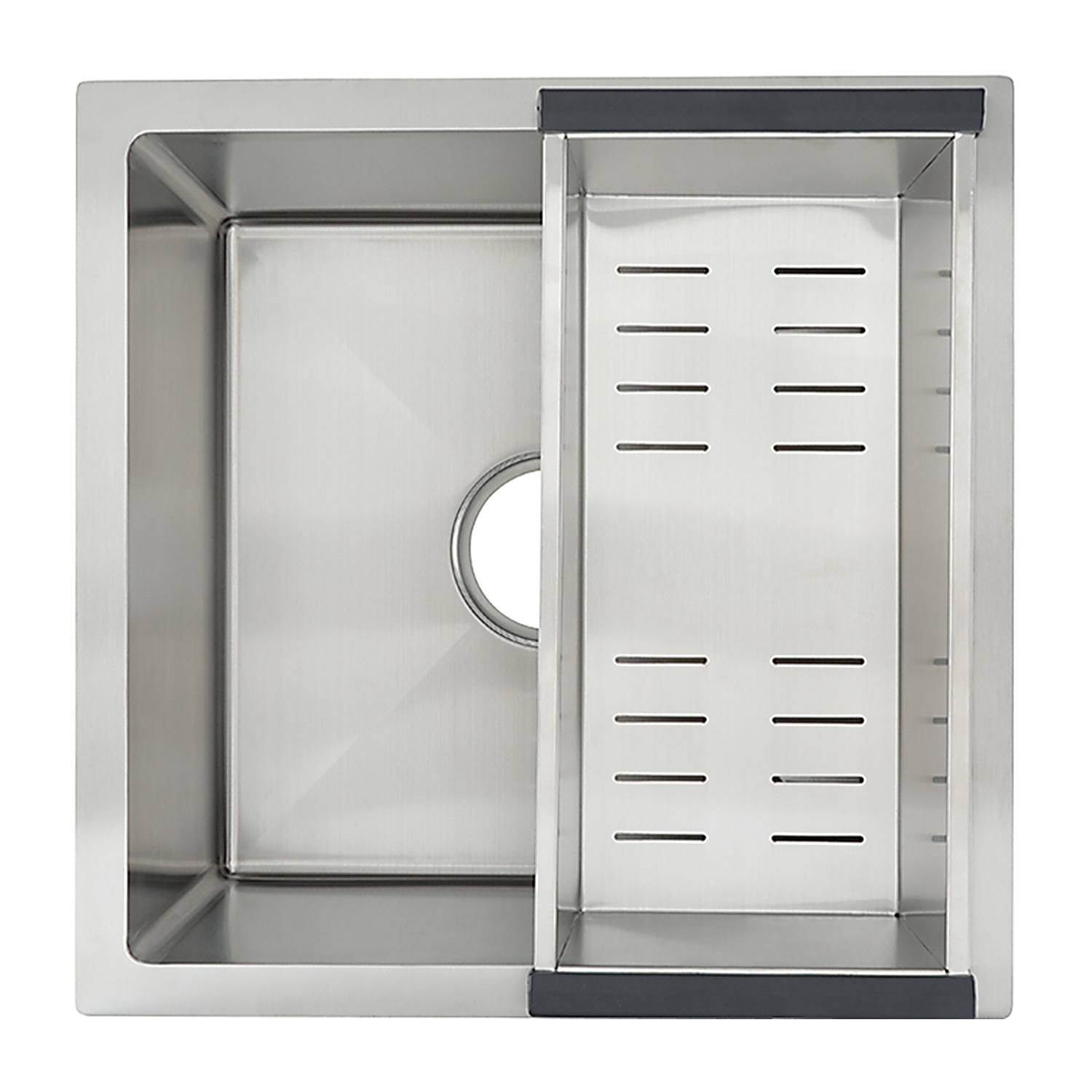 Мойка для кухни с коландером из нержавеющей стали Gappo GS4444 сталь