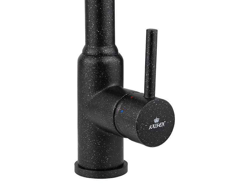 Смеситель для кухни с фильтром Kaiser Teka 13044-2 черный мрамор