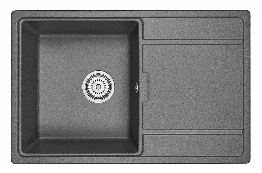 Кухонная мойка Granula GR-7804 Графит (черно-серый)