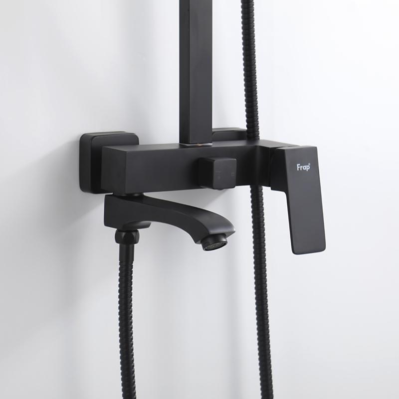Душевая система Frap H76-6 F2476-6 черный