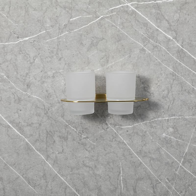 Стаканы для ванны Gappo G309-3 G30908-3 золотой сатин