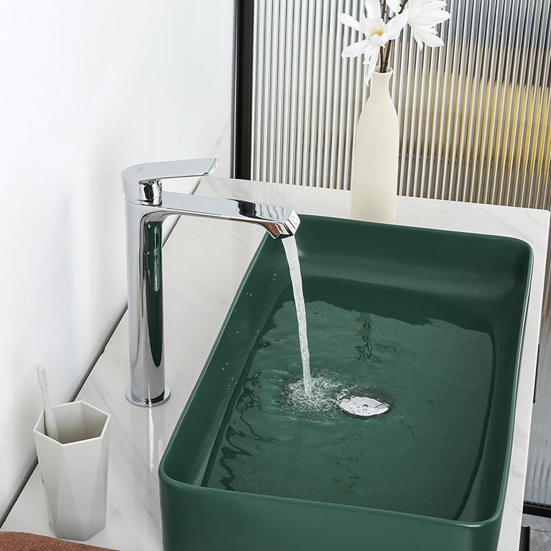 Смеситель для раковины высокий Frap H71 F1071-2 хром