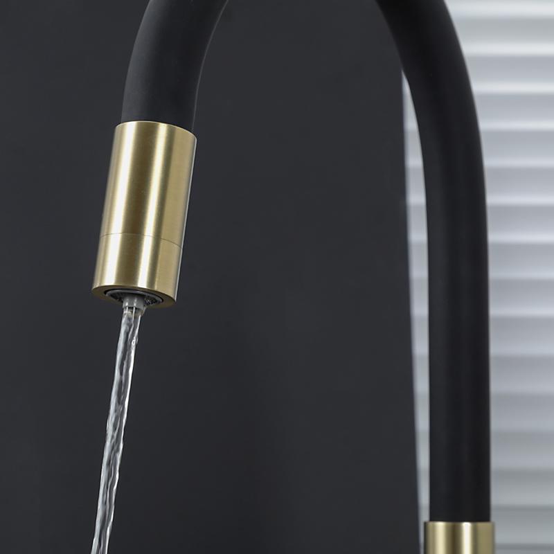 Смеситель для кухни с фильтром Frap H96 F4396-3 золотой сатин