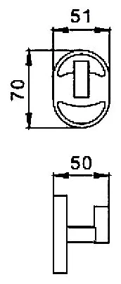 Крючок Frap F1905-1