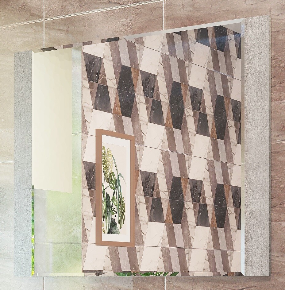 Зеркало EvaGold Catherine 80 №4 белый камень