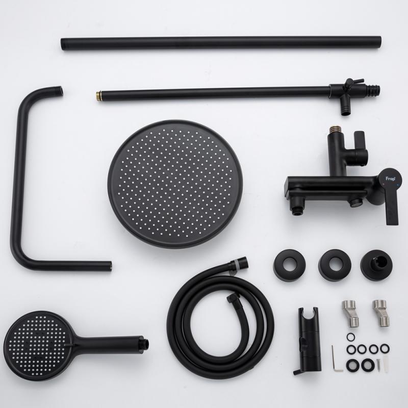 Душевая система Frap H88-6 F2488-6 черный