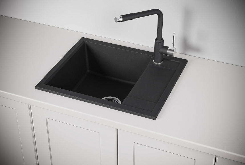 Кухонная мойка Granula GR-6002 Черный