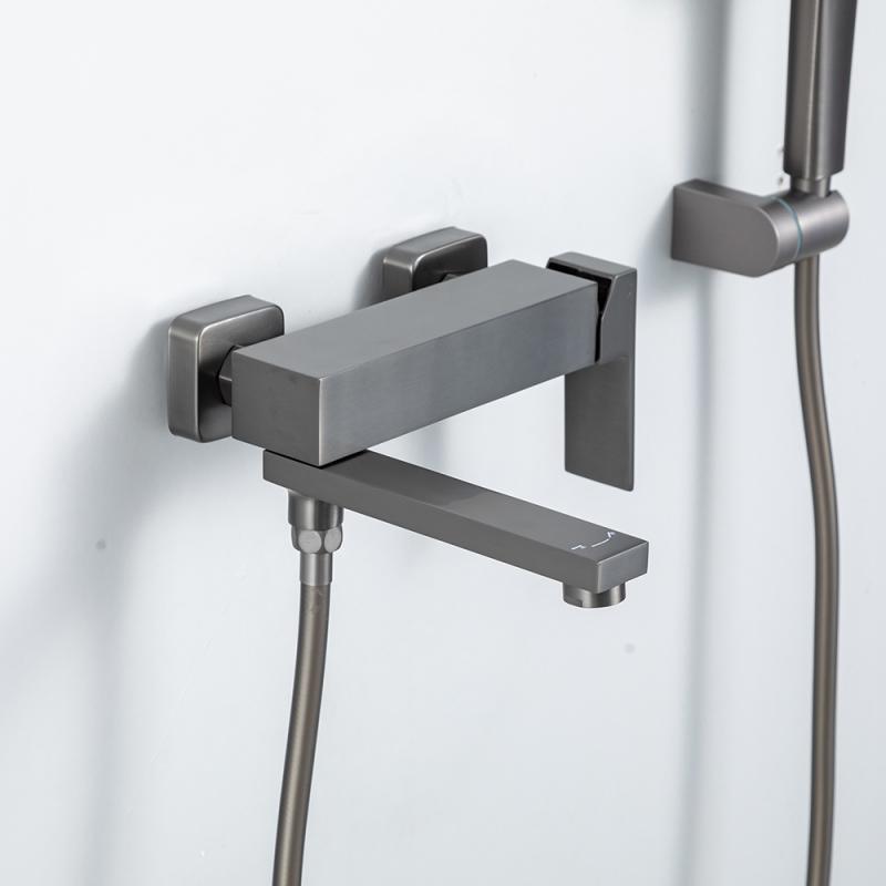 Смеситель для ванны Frap H91-9 F3291-9 оружейная сталь