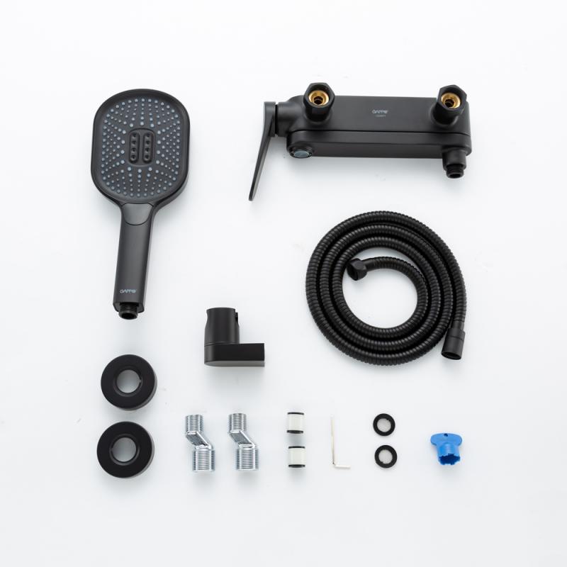 Смеситель для ванны Gappo G10-6 G3210-6 черный