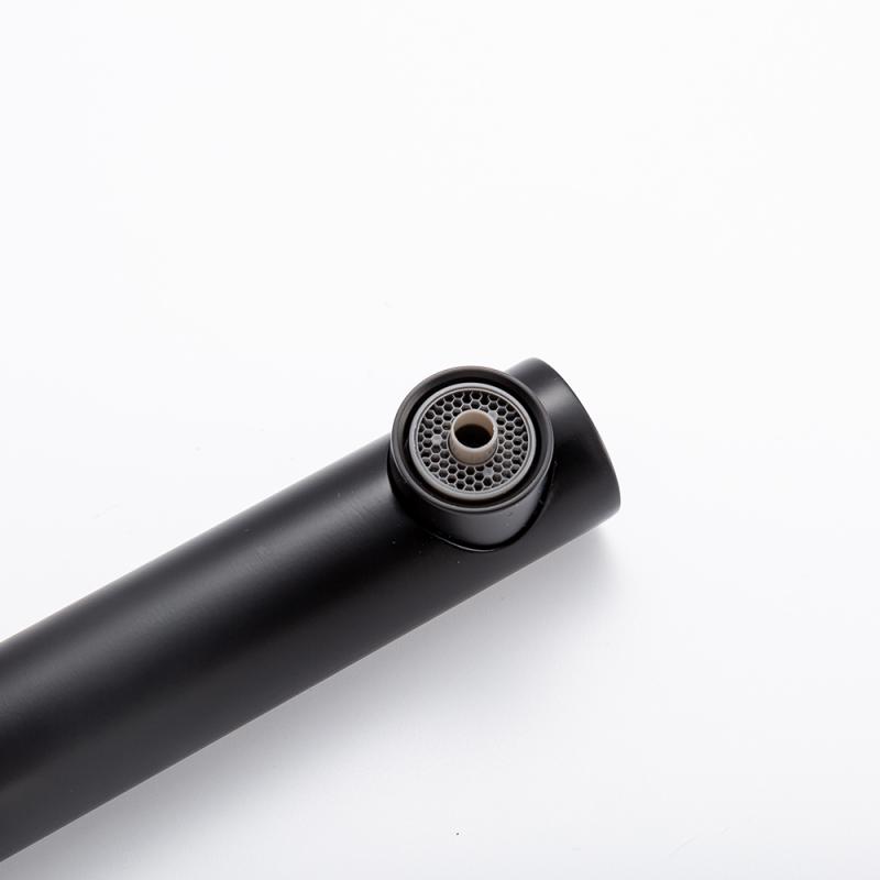 Вытяжной смеситель для кухни с фильтром Frap H96 F4396-36 черный