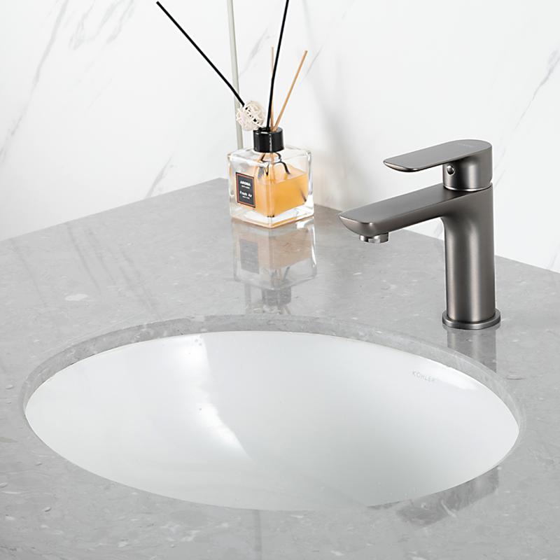 Смеситель для раковины Gappo G48-9 G1048-9 оружейная сталь