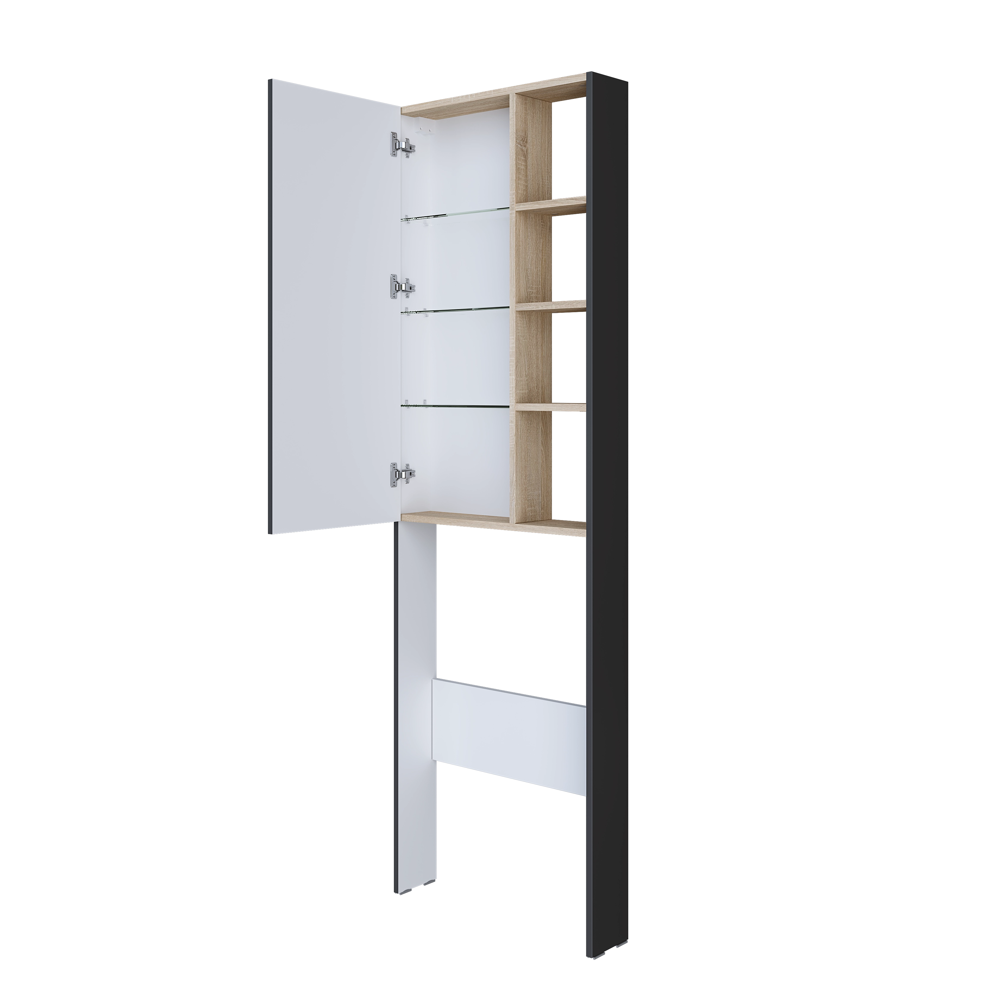 Шкаф 1Marka Gaula 60Н 1д.Black