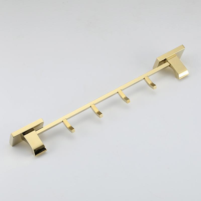 Планка с 4-мя крючками Gappo G07-3 G0716-43 золото