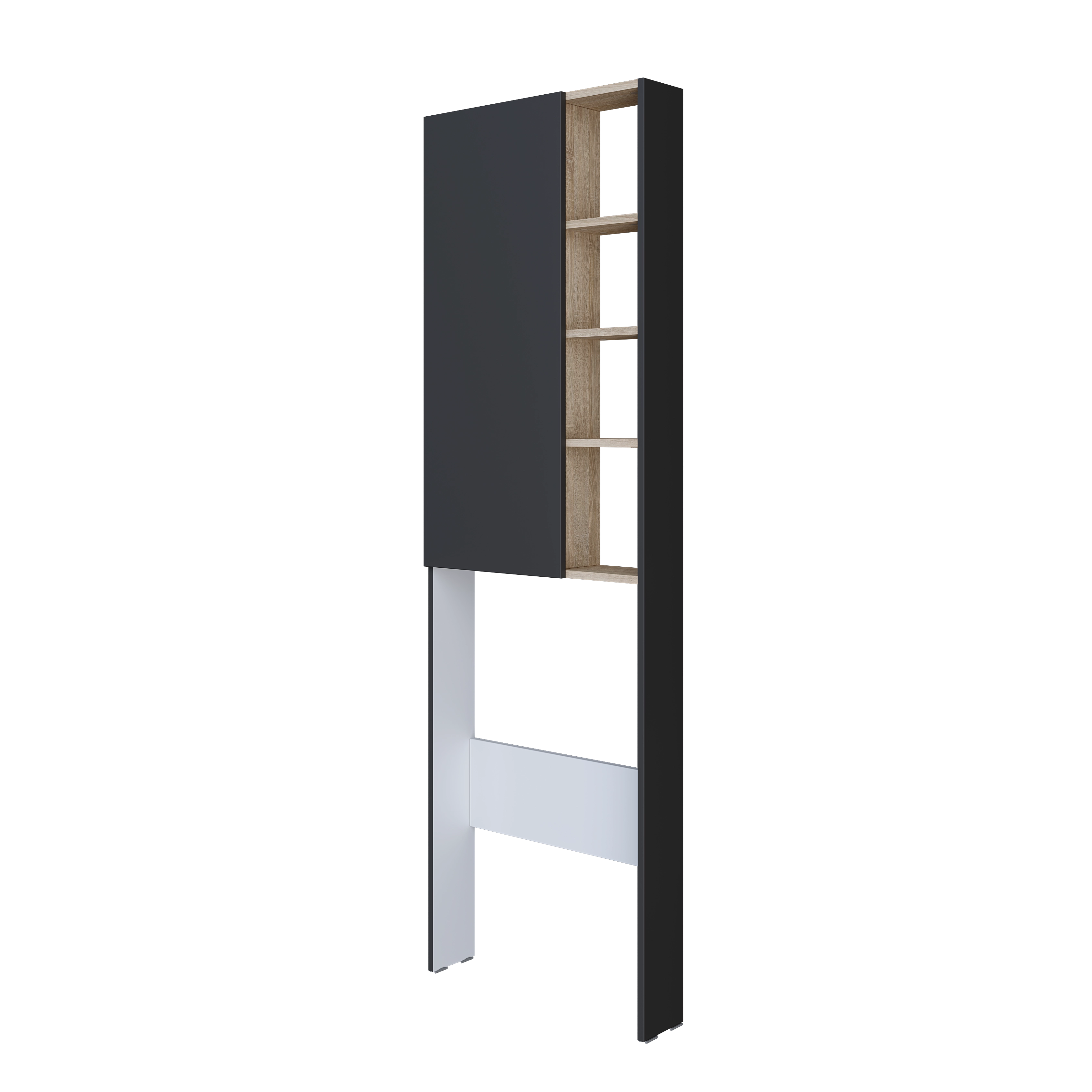 Шкаф 1Marka Gaula 60Н 1д.Black