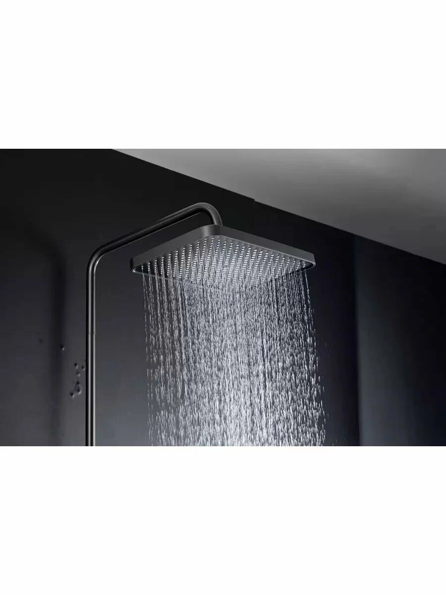 Душевая система Frap H87-9 F2487-9 оружейная сталь