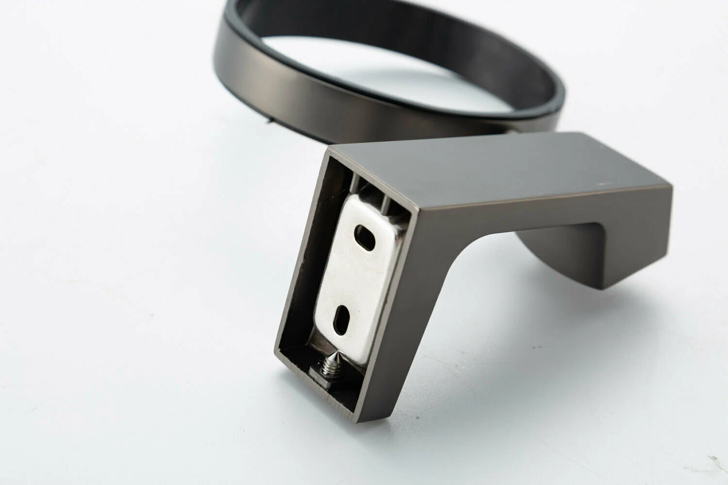 Настенный ершик для унитаза Frap F306-9 F30610-9 оружейная сталь