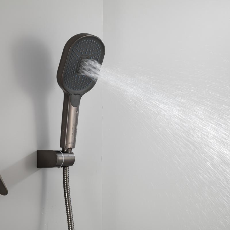 Смеситель для ванны Gappo G10-9 G3210-9 оружейная сталь