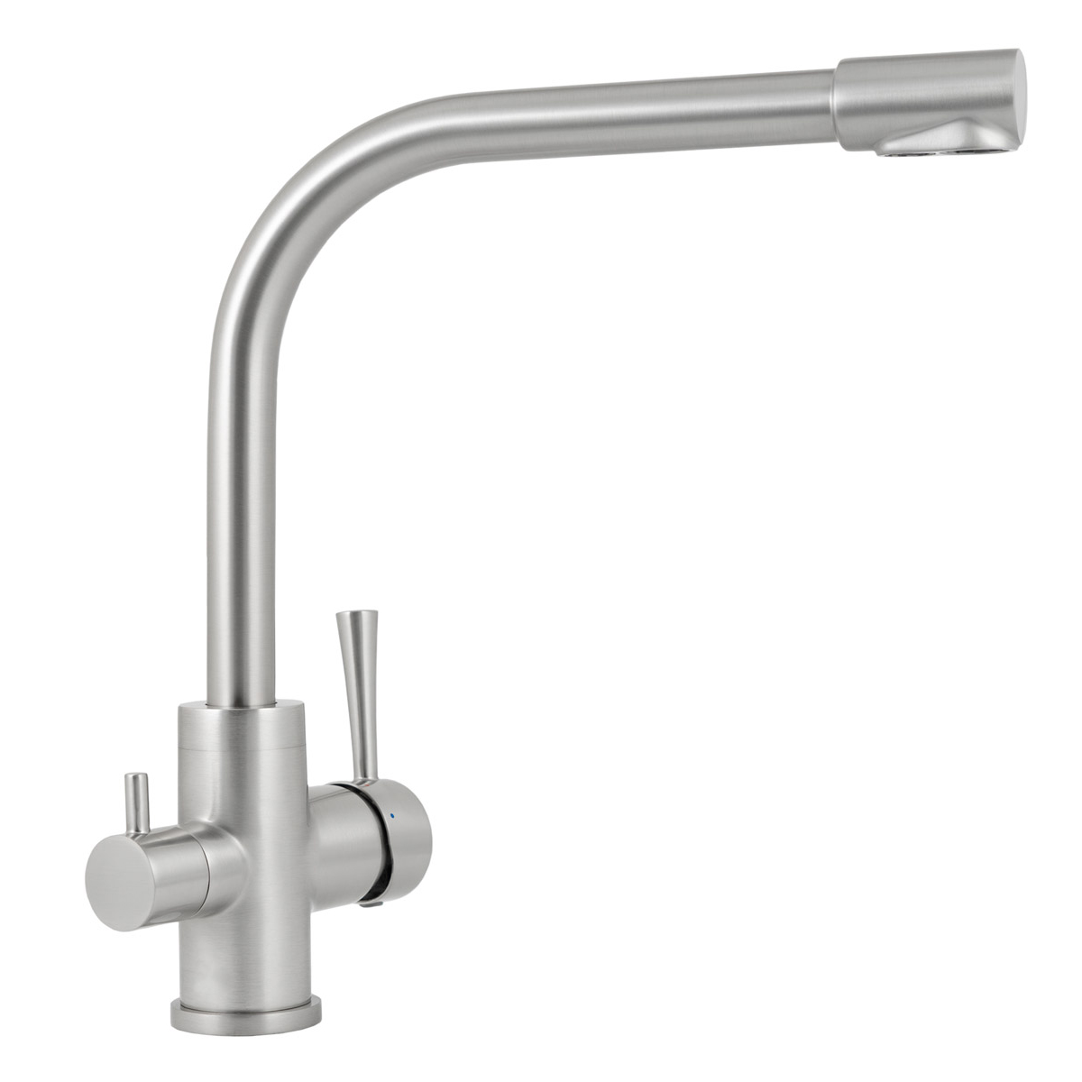 Смеситель для кухни с встроенным краном под питьевую воду Kaiser Merkur 26044-5 Silver