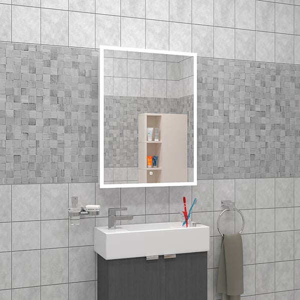 Зеркало-шкаф с подсветкой Мирсант Arena 60/1 правый