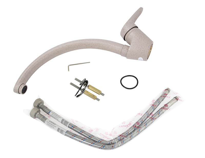 Смеситель для кухни Kaiser County 55244-1 бежевый песок