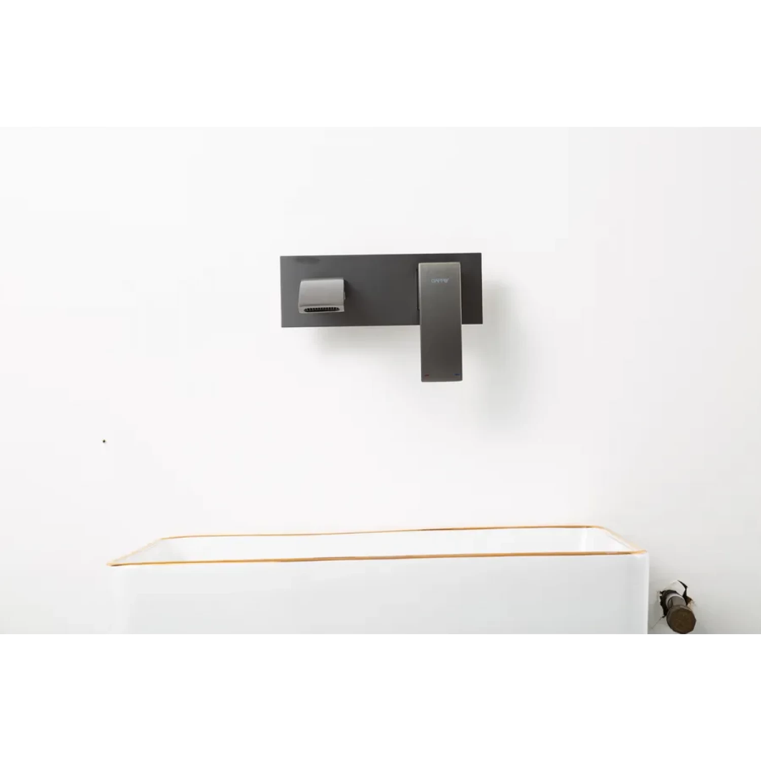 Встраиваемый смеситель для раковины Gappo G07-9 G1007-29 оружейная сталь