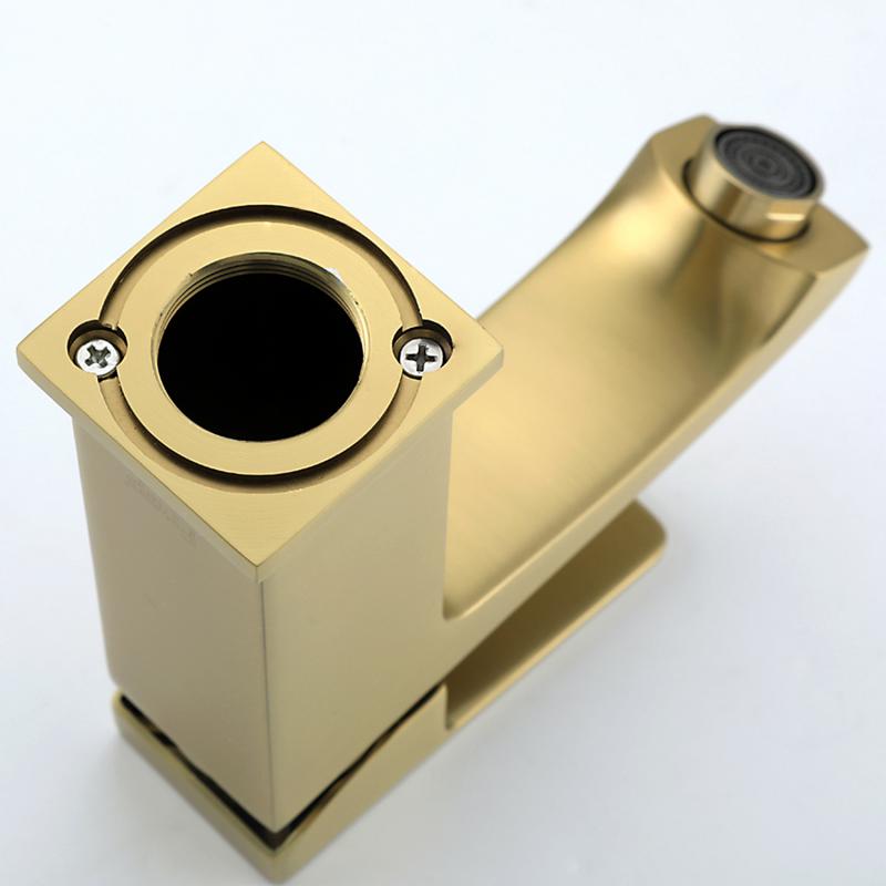 Смеситель для раковины Frap H76-3 F1076-3 золотой сатин