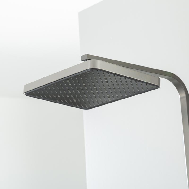 Душевая система Frap H91-9 F2491-9 оружейная сталь