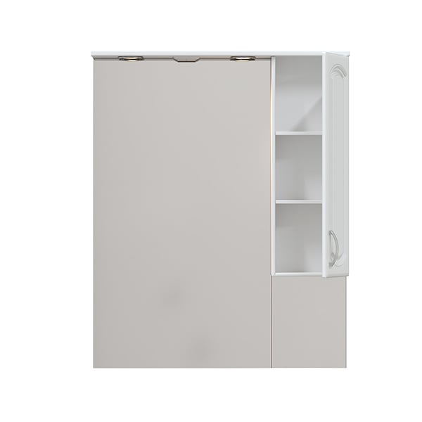 Зеркало-шкаф Мирсант Мия 85 с одним ящиком, правый