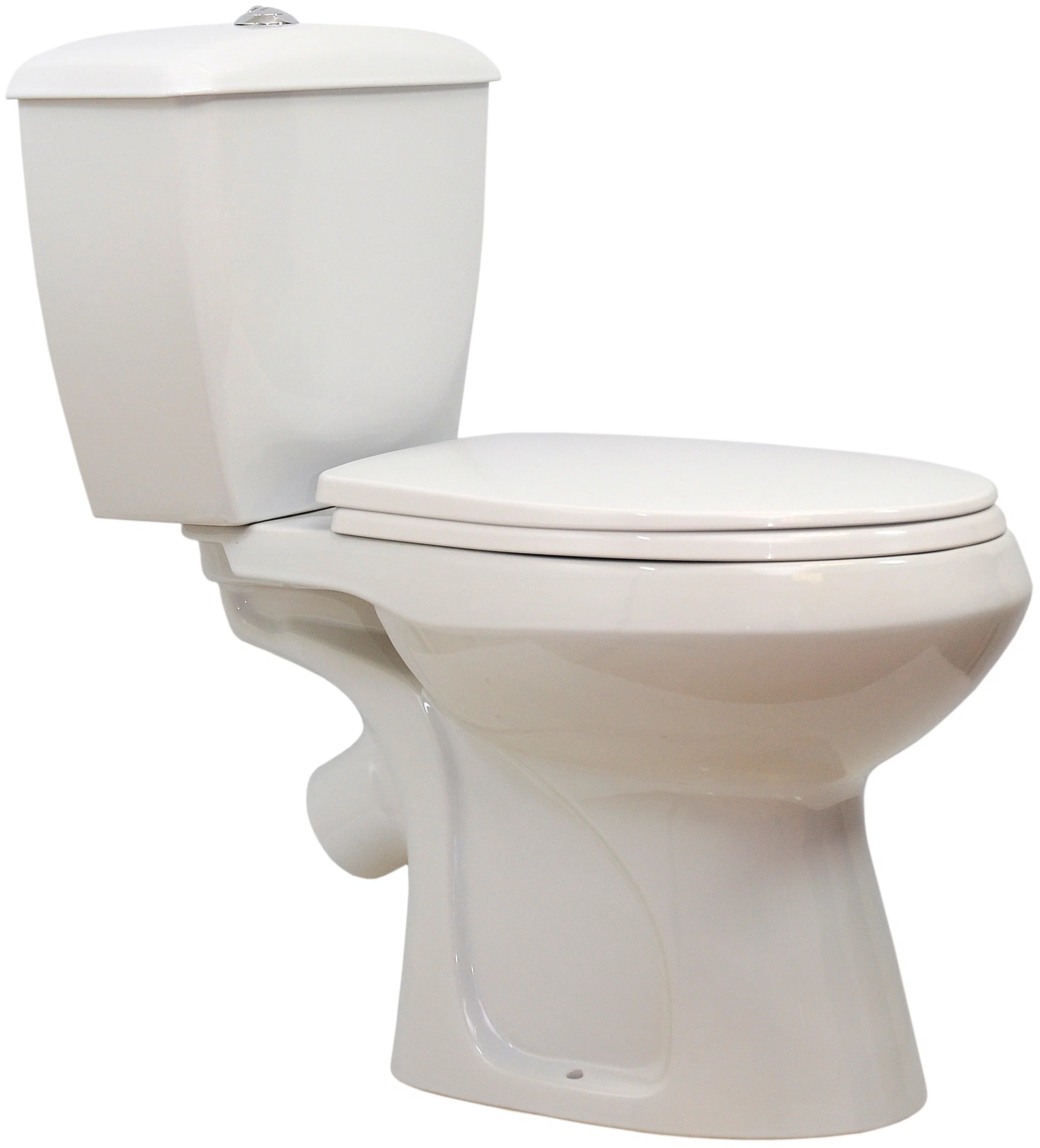 Унитаз-компакт Оскольская Керамика Элисса Белый нижний подвод, косой выпуск