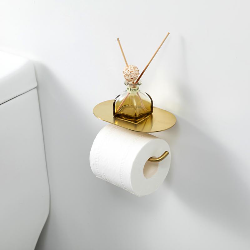 Держатель туалетной бумаги Gappo G309-3 G30903-3 золотой сатин