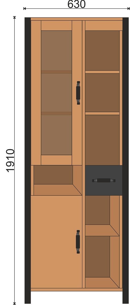 Шкаф-пенал EvaGold Fernanda 60