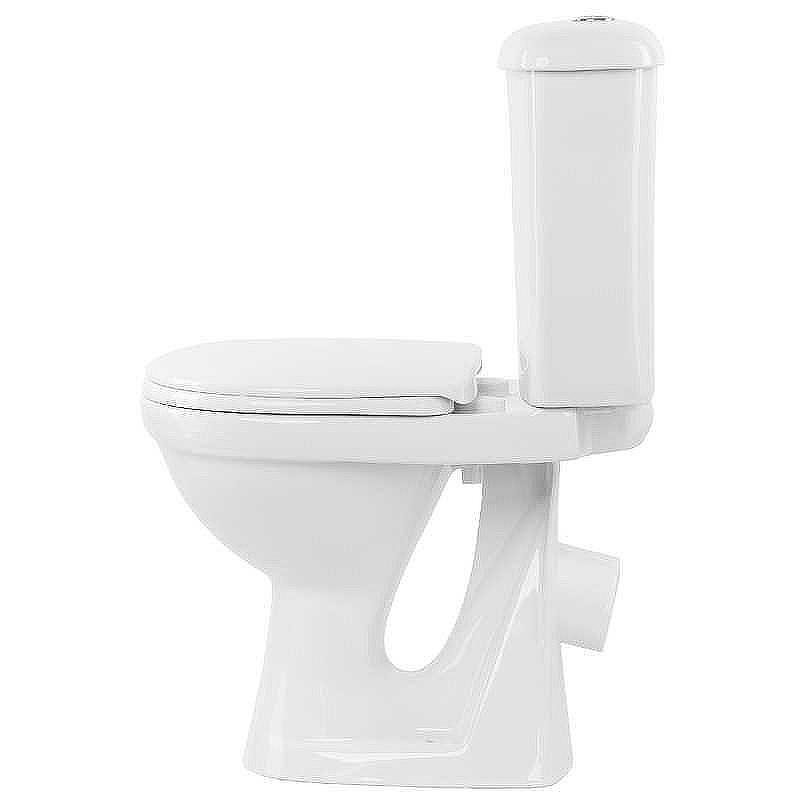 Унитаз-компакт Оскольская Керамика Суперкомпакт, косой выпуск