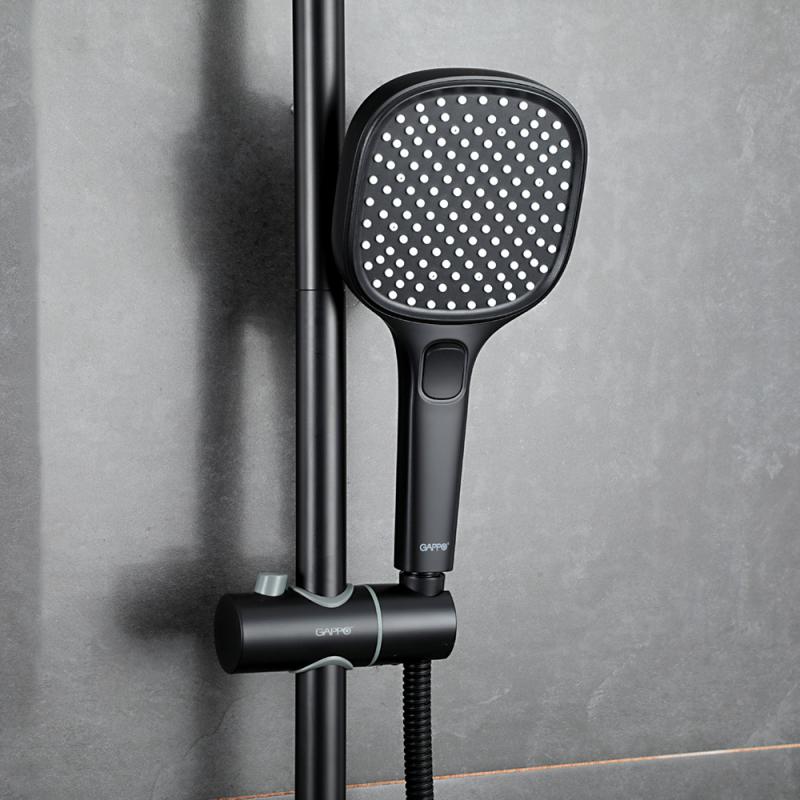 Душевая лейка 3 режима Gappo G003 черный