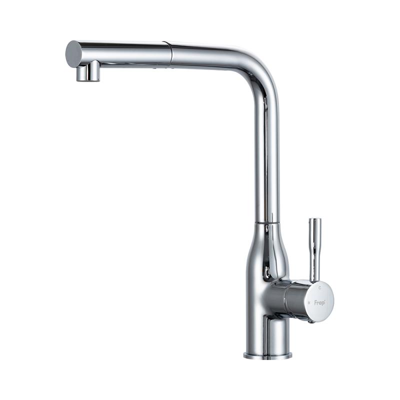 Вытяжной смеситель для кухни Frap H97 F6096 хром