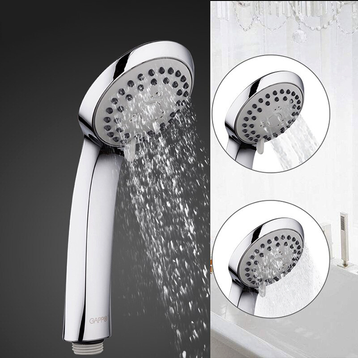 Душевая лейка 3 режима Gappo G04 хром