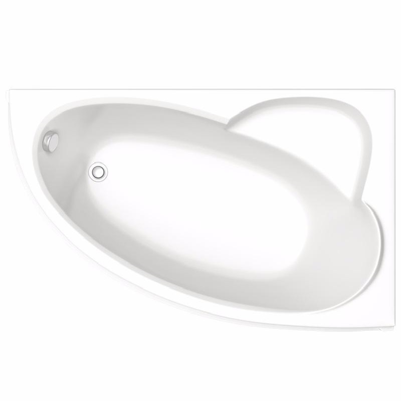 Ванна из литьевого мрамора Castone Диана 159x98 правая (с панелью)