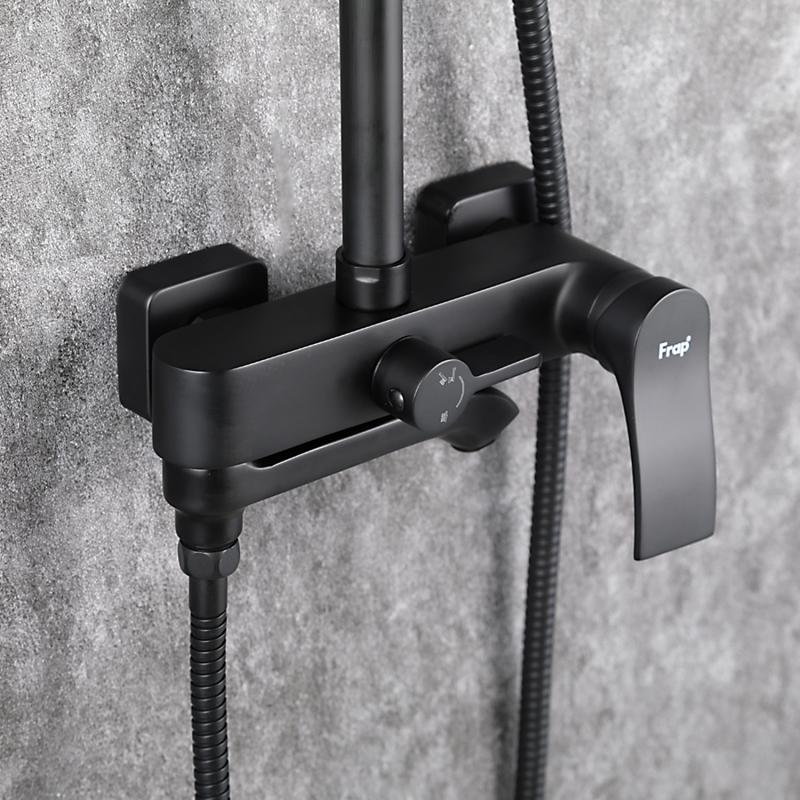 Душевая система Frap H75-6 F2475-6 черный