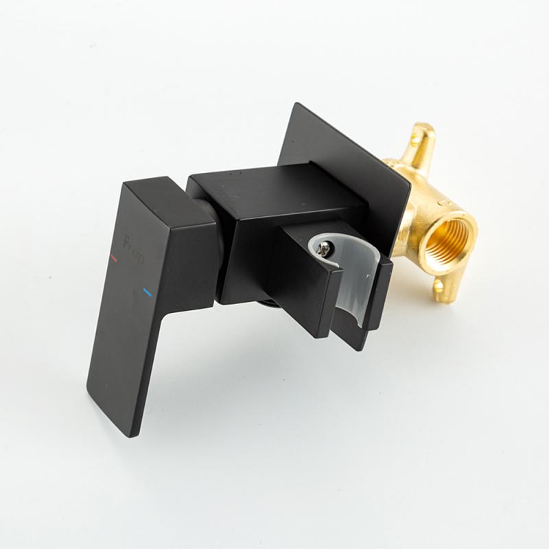 Гигиенический душ встраиваемый Frap H91-6 F7591-26 черный