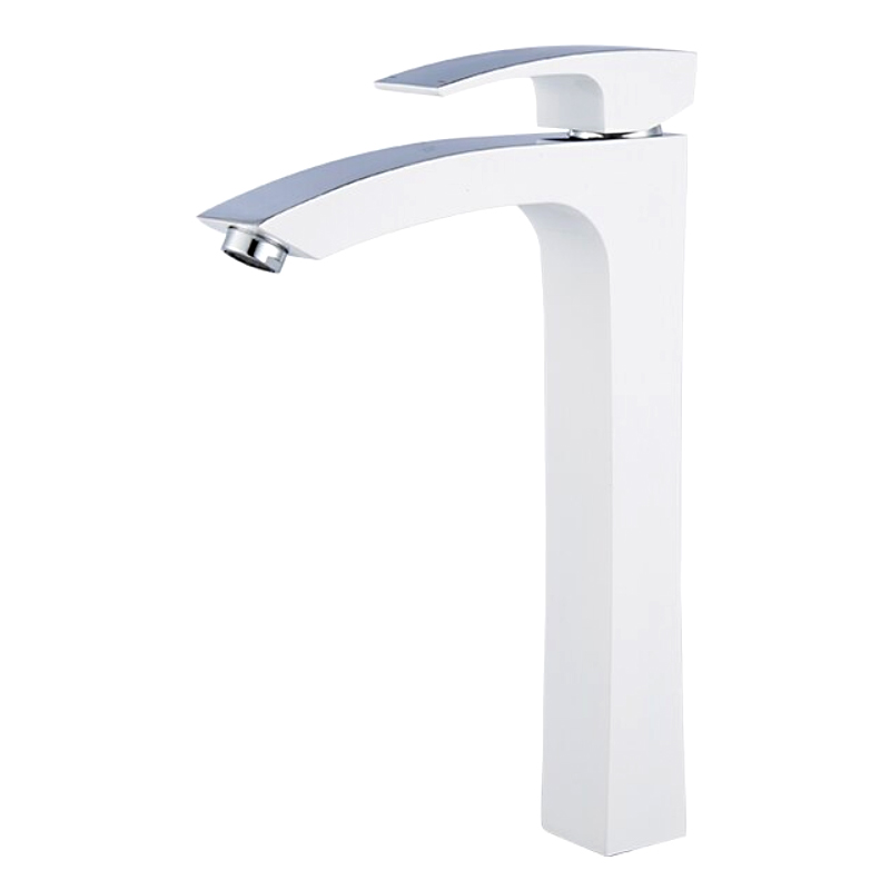 Смеситель для раковины Gappo G07-8 G1007-18 белый-хром