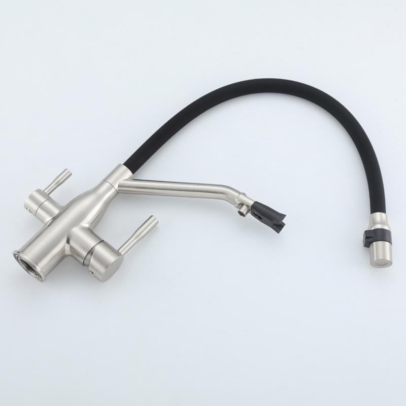 Смеситель для кухни с фильтром Frap H97 F4397-5 сатин