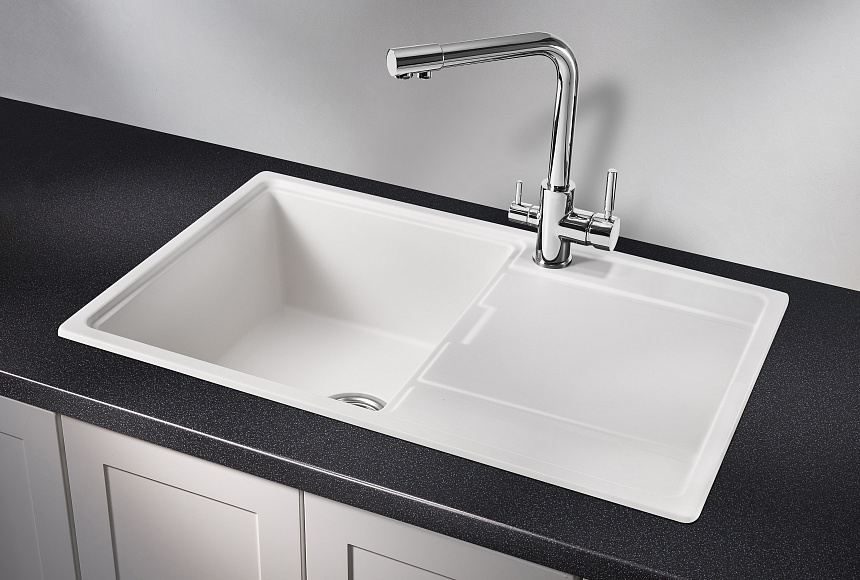 Кухонная мойка Granula GR-7804 Арктик (белый)