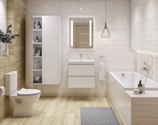 Акриловая ванна Cersanit Lorena 170*70