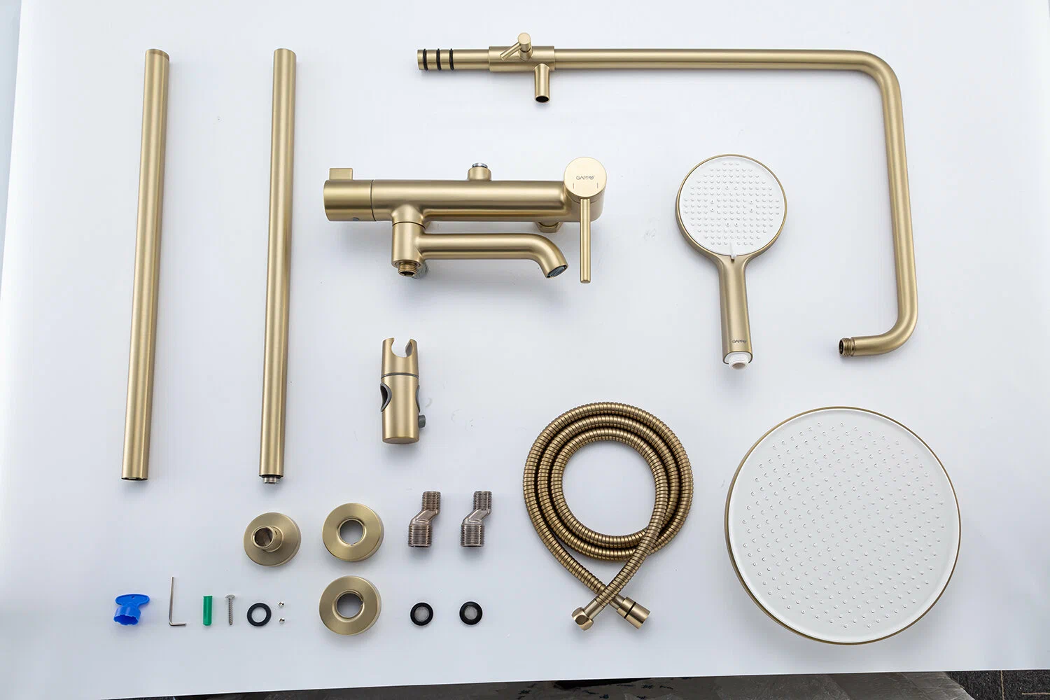 Душевая система Gappo G06-3 G2406-3 золотой сатин
