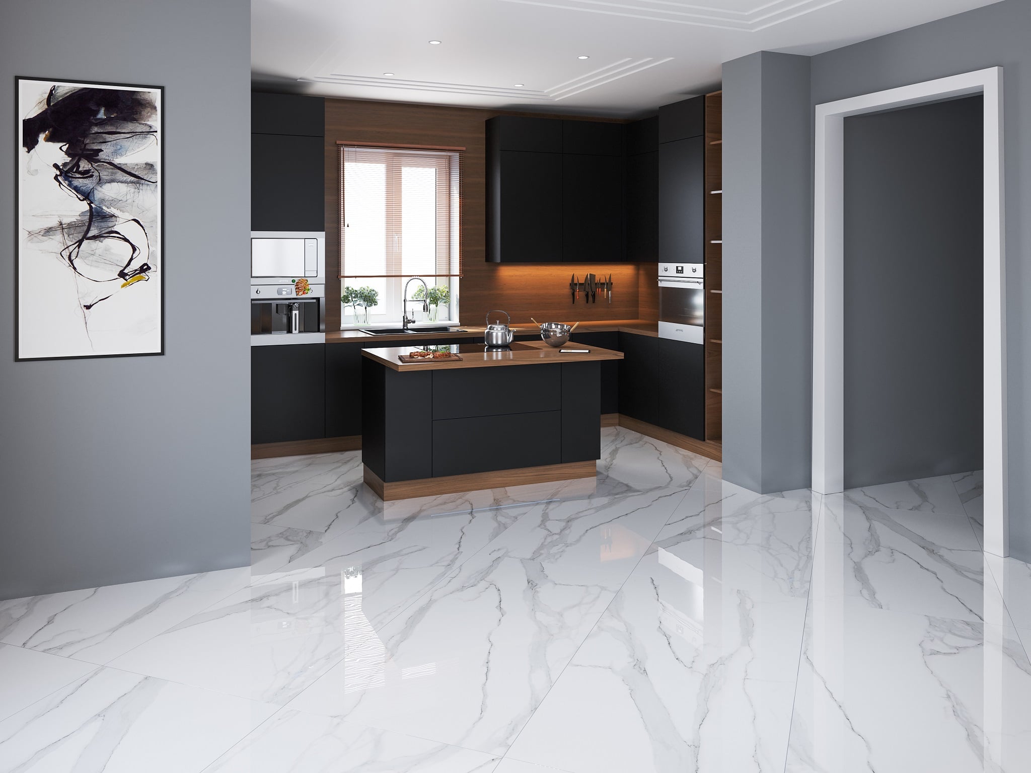 Cube Ceramica Statuario 80*160