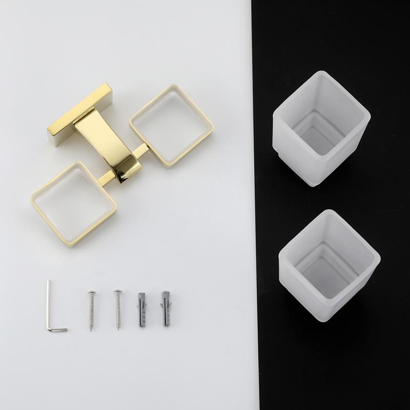 Стаканы для ванны Gappo G07-3 G0708-3 золото