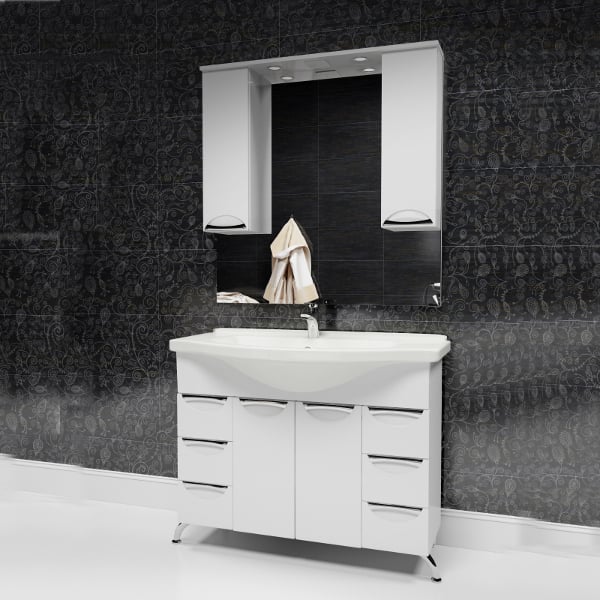 Напольная тумба Мирсант Камилла 90 с 3-мя выдвижными ящиками