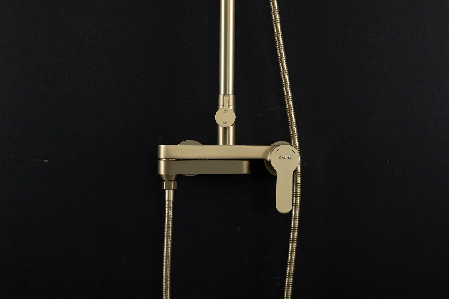 Душевая система Gappo G99-33 G2499-33 золотой сатин